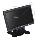 Monitor 7 inča LCD TFT sa HDMI i VGA ulazom — slika 2