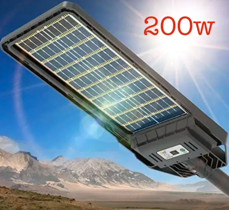 Solarni reflektor 200W sa daljinskim upravljačem i senzorom pokreta (R-1)