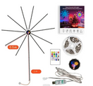 LED traka vatromet RGB 5 V USB — slika 1