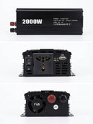 Inverter pretvarač napona 12 V na 220 V 2000 W sa USB izlazom — slika 2