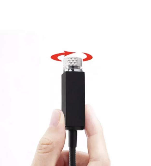 Laser zvezdano nebo ljubičasto USB – Ambijentalno osvetljenje za auto (AO-1)