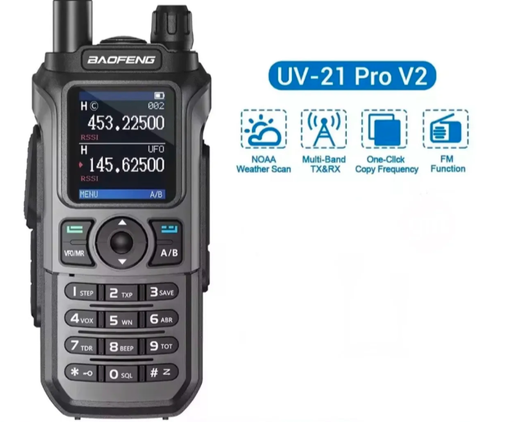 Baofeng UV-21 PRO V2 35W dual band radio stanica (RS-1)