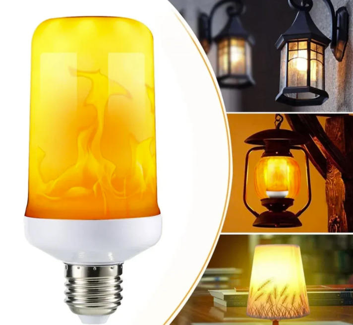 LED sijalica imitacija plamena 9W sa 3 moda rada (R-1)