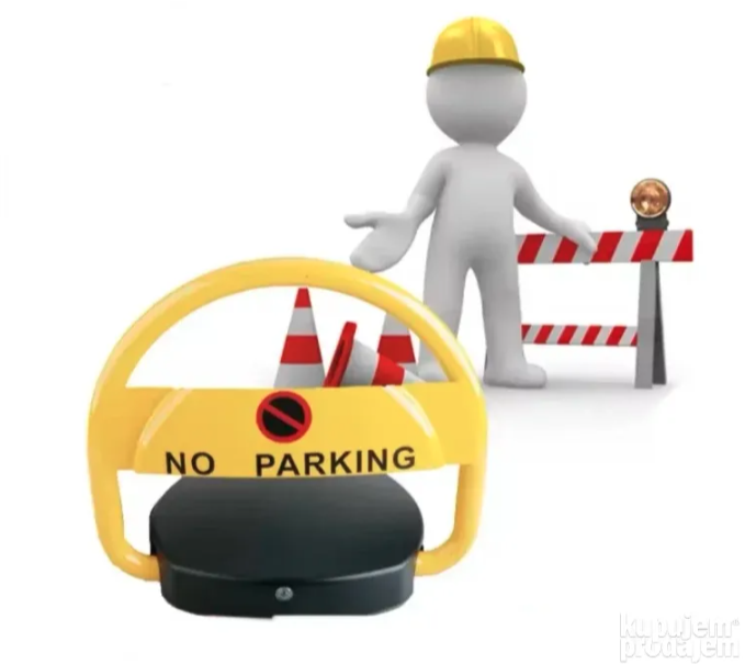 Solarna punjiva parking barijera na daljinski