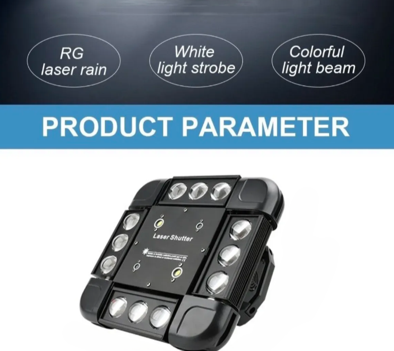 Laser strob RGB Moving Head 150W za diskoteke (RK-1)