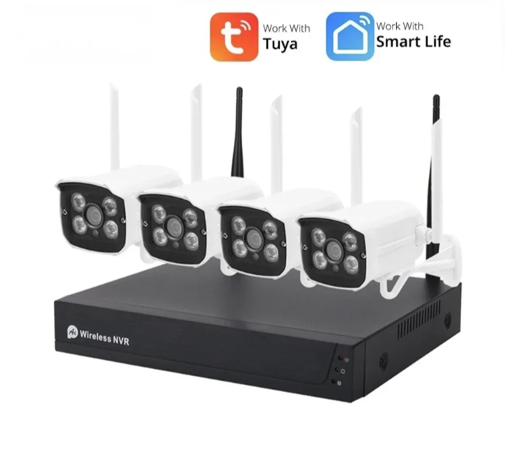 074 - WiFi IP Video Nadzor Set 1080P sa 4 Kamere i NVR Snimačem (VN-1)