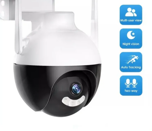 020 - Okrugla Rotirajuća PTZ WiFi Kamera 12MP sa LED Svetlima (VN-1)
