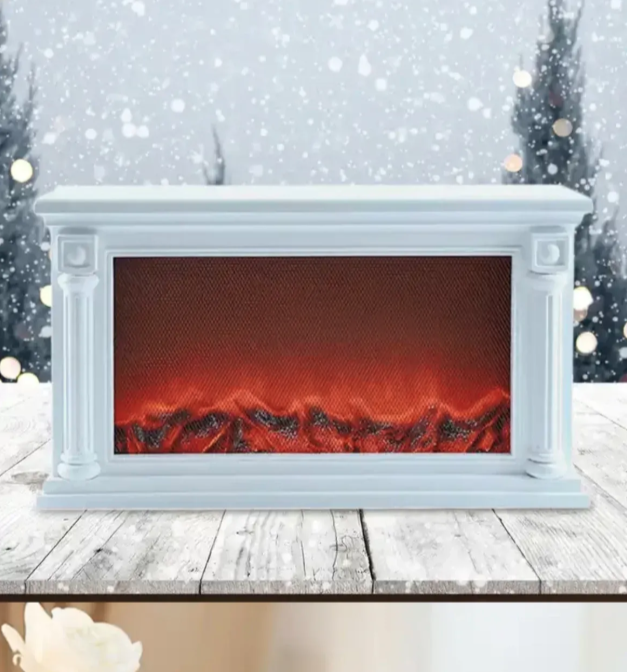 Svetleći kućni LED kamin crni imitacija plamena – Mali model 63x21cm (K-1)