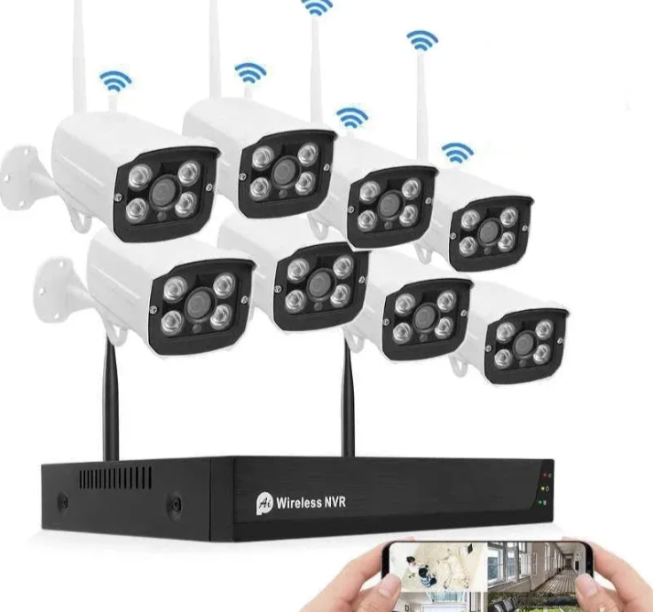 073 - WiFi IP Video Nadzor Set 1080P sa 8 Kamera i NVR Snimačem (VN-1)
