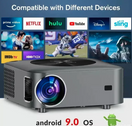 Projektor sa Android Smart sistemom Full HD 1080p — slika 4