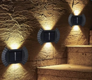 Solarne zidne lampe 4 kom – hladno bela — slika 3