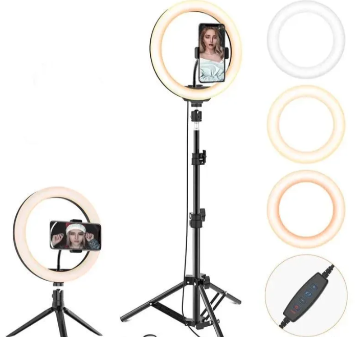 Selfie ring lampa 12 inča (30cm) sa stativom i držačem za telefon (R-1)