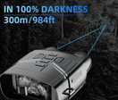 Pasivni noćni dvogled 4K HD za noćno gledanje do 200m — slika 3