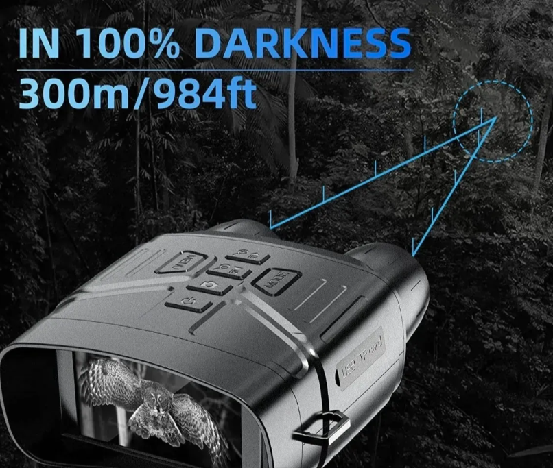 Pasivni noćni dvogled 4K HD za noćno gledanje do 200m (LK)