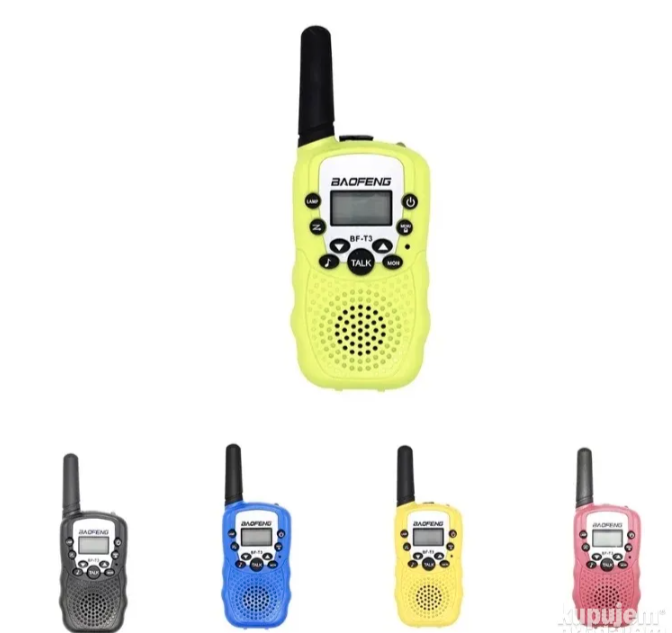 Baofeng radio stanica T3 PMR dečji toki voki set 2 komada (RS-1)