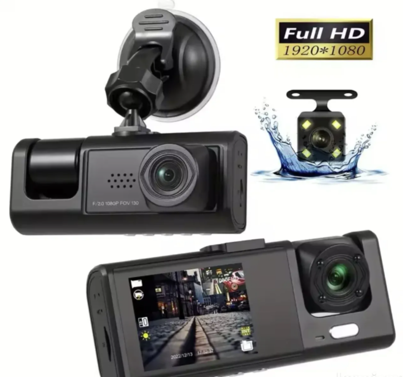 099 - Auto Kamera Black Box 3 Kamere Full HD 1080P (AO-1)