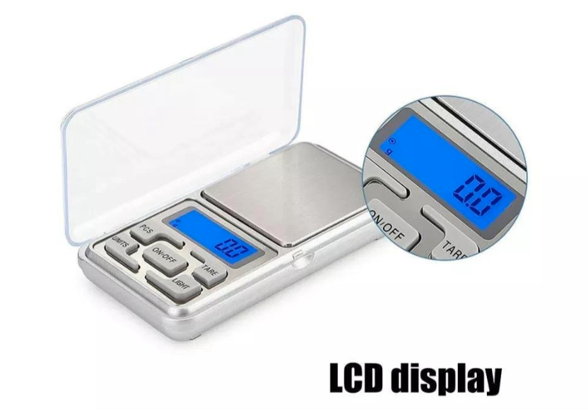 Džepna digitalna vaga 0.1g-500g (VG-1)