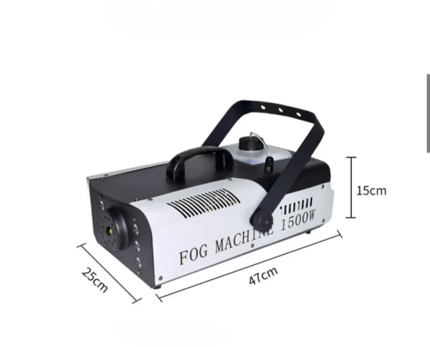 Profesionalna scenska mašina za dim 1500W sa LED RGB svetlima 6x9W (RK-1)