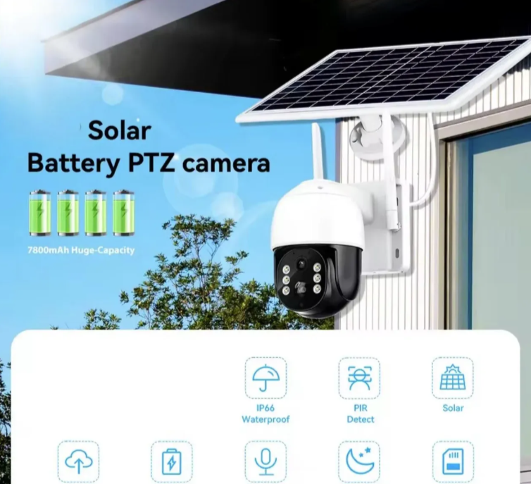 063 - Solarna TQ-5 Rotirajuća 4G PTZ Kamera 8MP (VN-3)