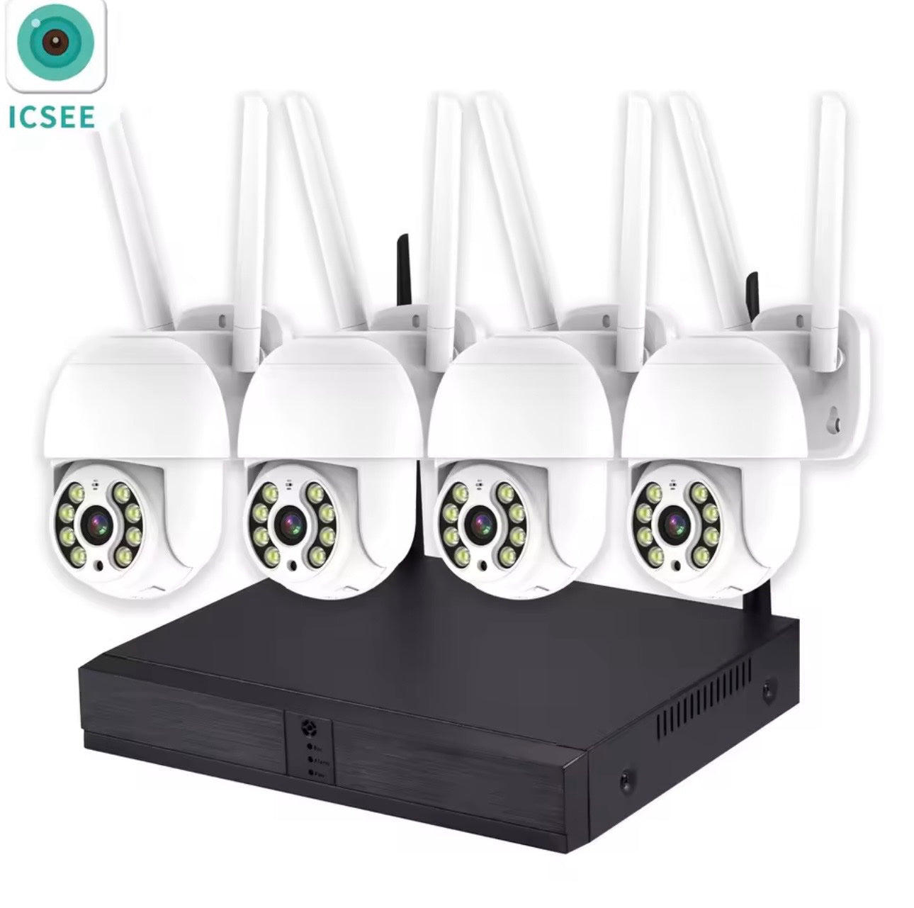 066 - WiFi PTZ set 12mpx – komplet 4 rotirajuće kamere sa NVR snimačem (VN-1)