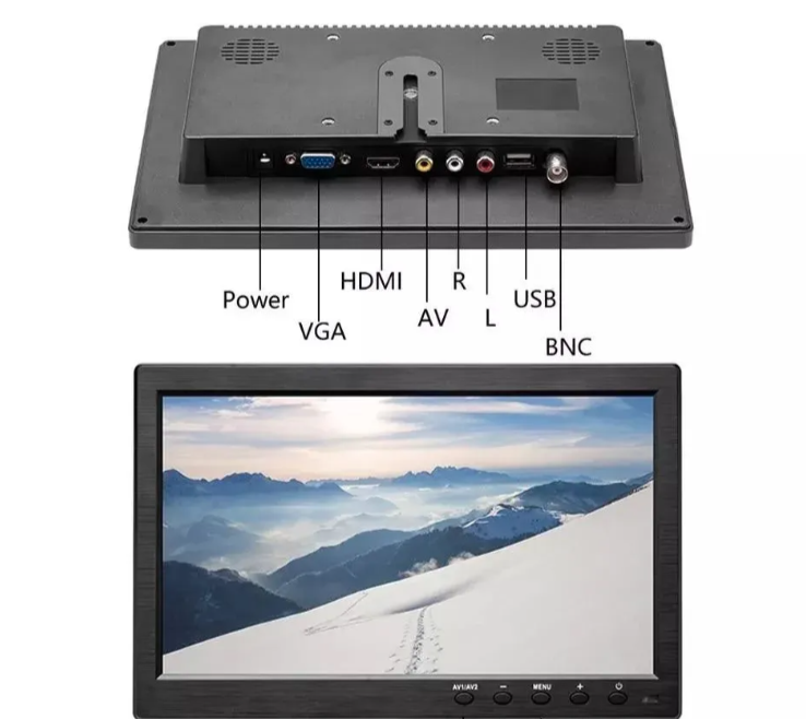 Monitor 10.1 inča LCD TFT sa HDMI, VGA i BNC ulazom (AO-1)