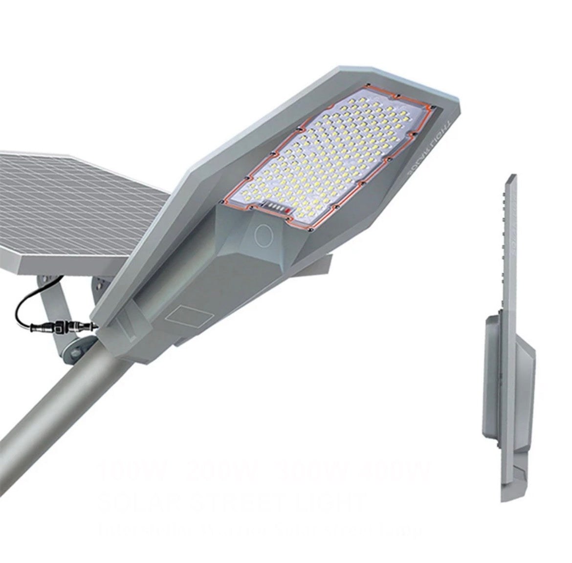 Solarna LED lampa 600W sa panelom i daljinskim – 3000lm IP65 (R-1)
