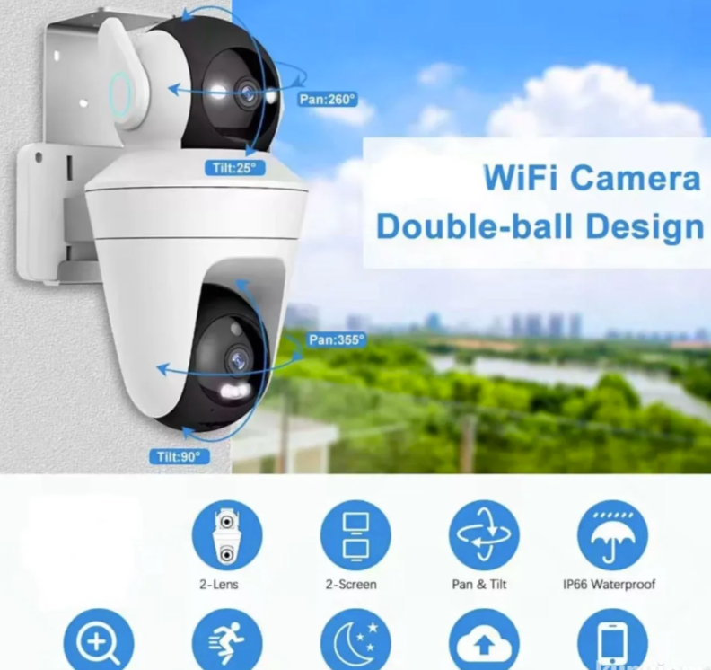032 - WiFi IP Kamera Dve Roto Glave 28MP (VN-1)