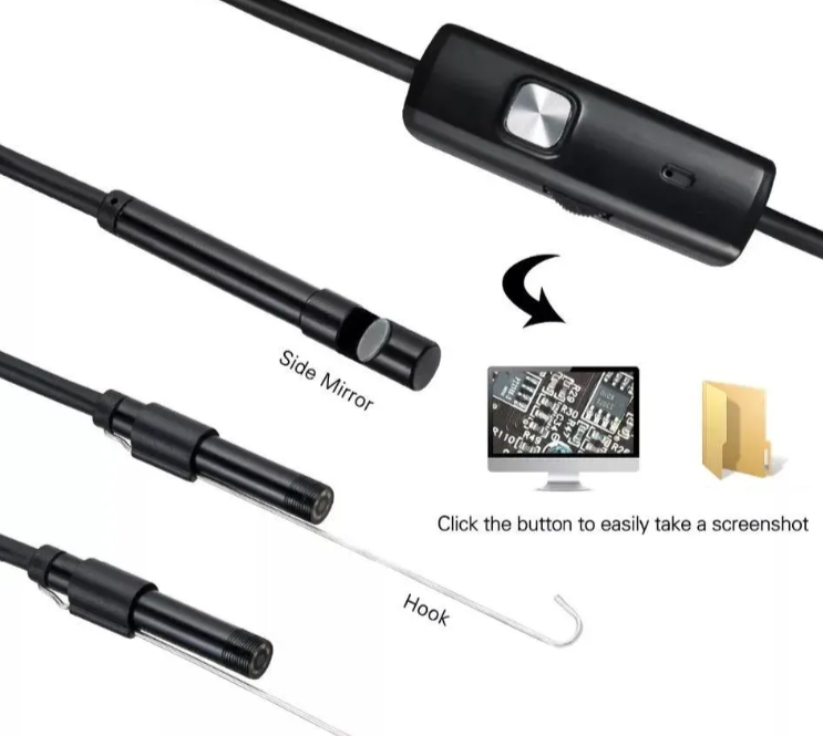 096 - Endoskopska Inspekcijska Kamera 10m sa USB OTG Adapterom