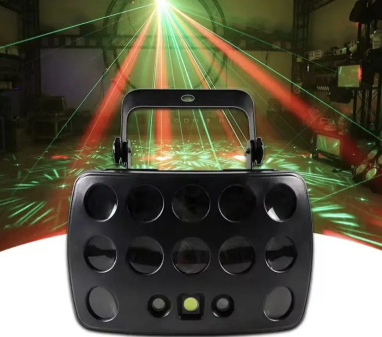 Svetlosni efekat 3u1 – Strob, Laser i Beam 36W (RK-1)