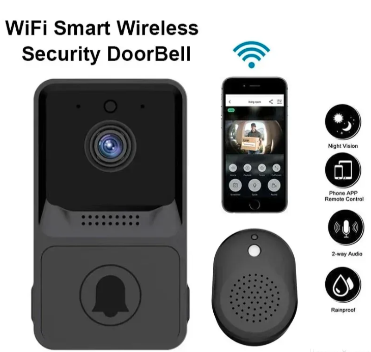 WiFi video interfon kamera – pametno zvono sa aplikacijom i noćnim vidom (A-1)