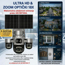 Solarna 4G PTZ kamera 5 objektiva 28 MP — slika 3