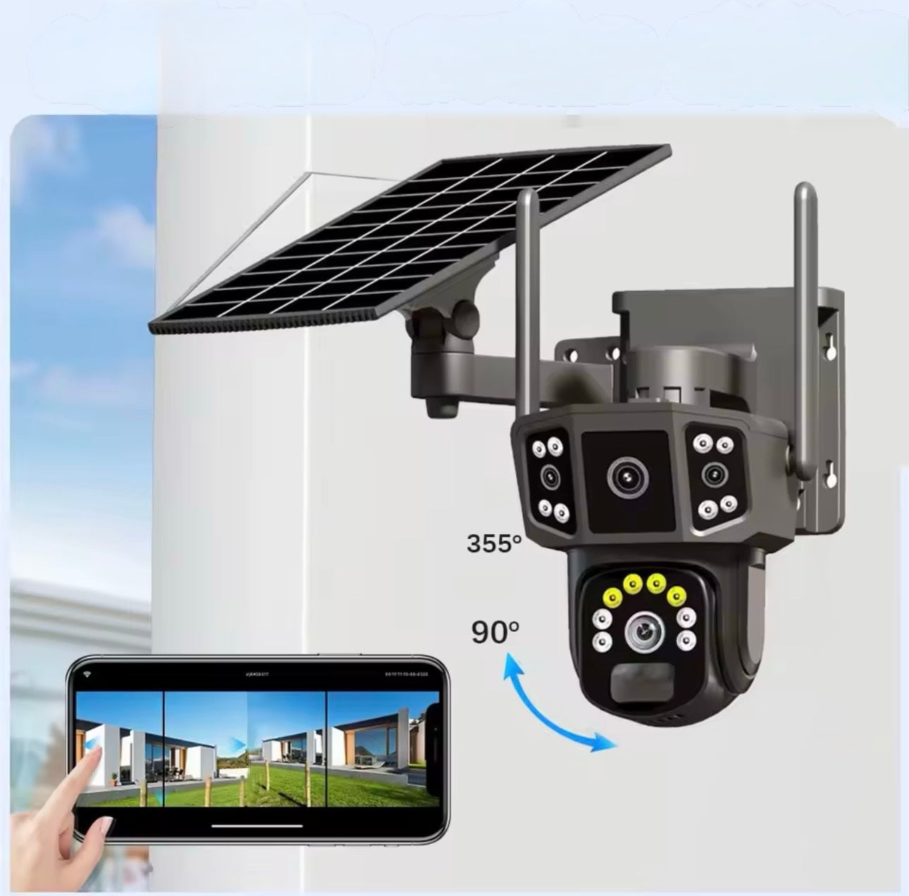 Solarna 4G PTZ kamera TP21 sa 3 objektiva (VN-3)