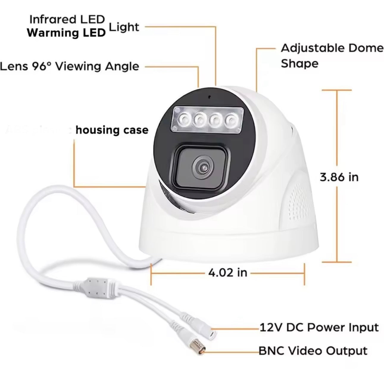 014 - DOME AHD kamera 2mpx sa metalnim kućištem (VN-1)