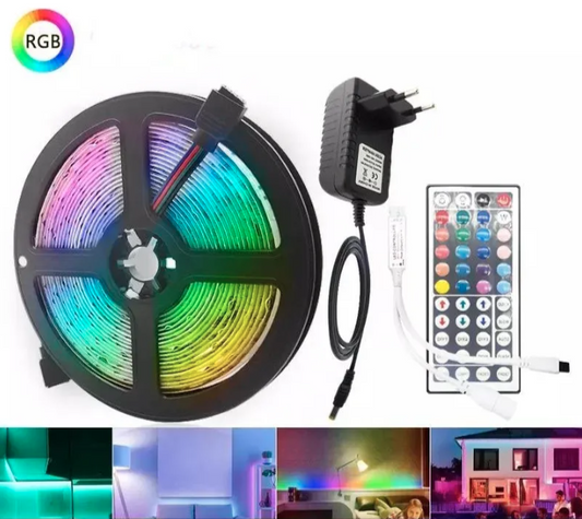 Vodootporna RGB LED traka 10m sa daljinskim upravljačem (LT-1)