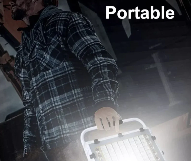 Prenosni solarni LED reflektor 200W sa touch kontrolom (R-1)