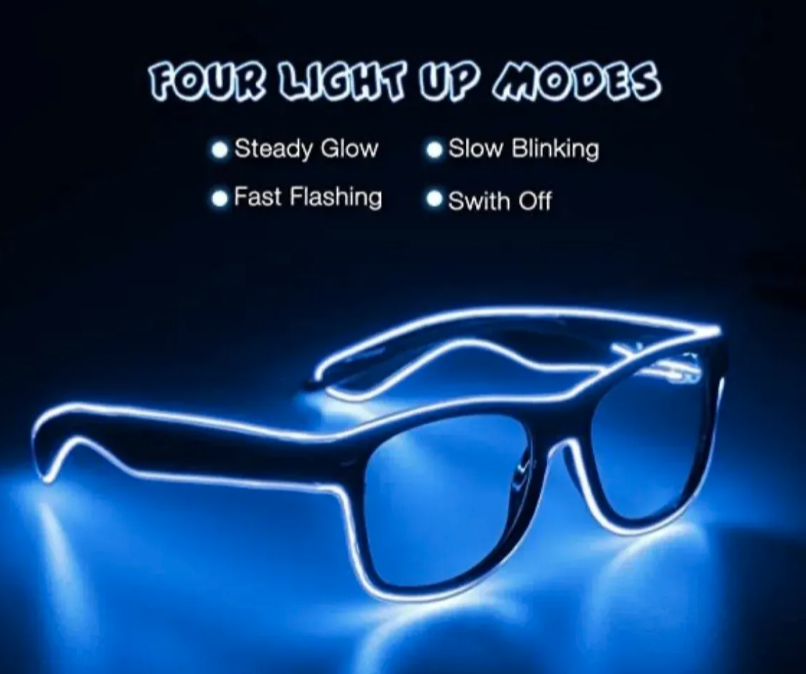 LED naočare plavo svetlo sa 4 moda rada (RK-1)