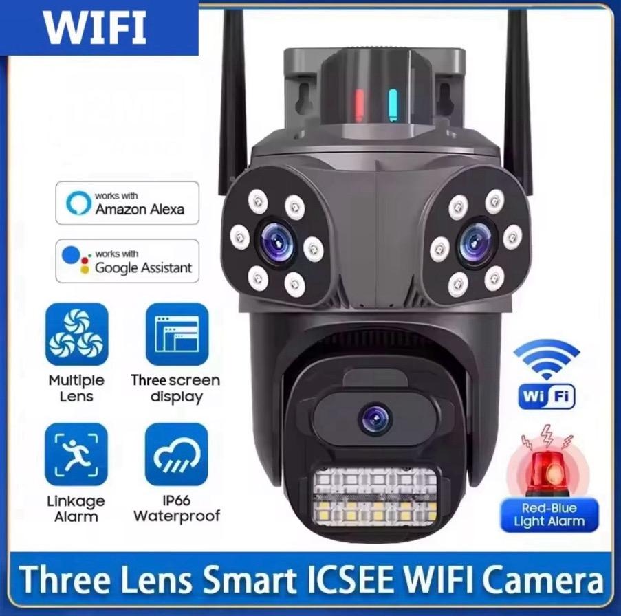 PTZ WiFi IP kamera 28MP 3 objektiva (VN-1)