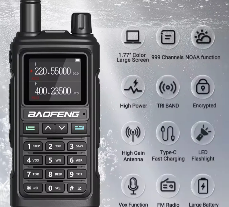 Baofeng UV17 Pro GPS 35W dual band radio stanica (RS-1)