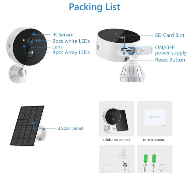061 - Solarna WiFi IP kamera 1080p (VN-3)