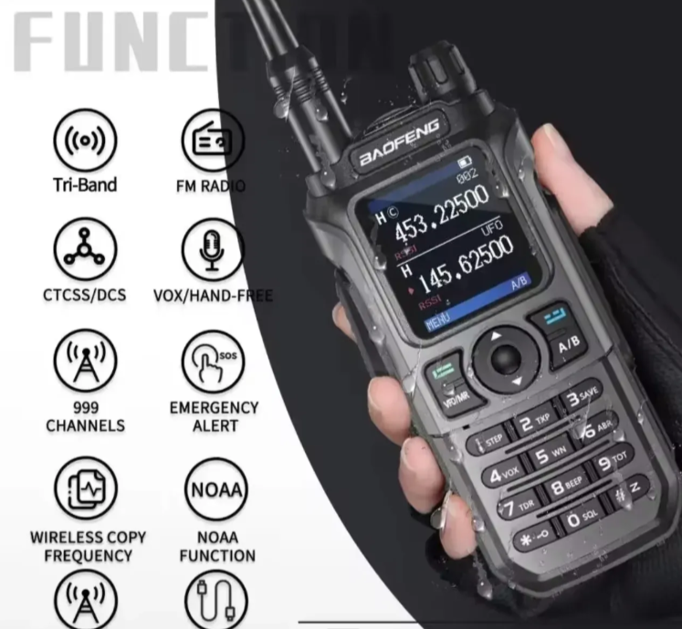 Baofeng UV-21 PRO V2 35W dual band radio stanica (RS-1)