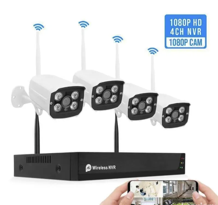 074 - WiFi IP Video Nadzor Set 1080P sa 4 Kamere i NVR Snimačem (VN-1)