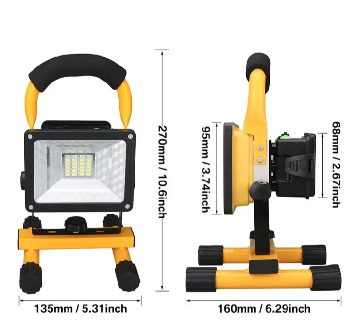 Prenosni reflektor 50W – punjivi, više režima rada (R-1)
