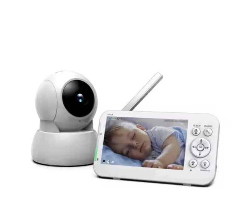 087 - Bebi alarm sa kamerom i 5.0 inča ekranom za nadzor bebe