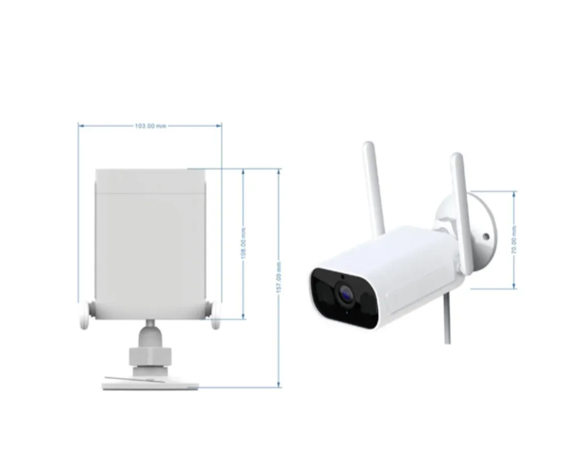 043 - TUYA Bullet WiFi IP Kamera 12MP sa 4mm Objektivom (VN-1)