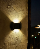 Solarne zidne lampe 4 kom – hladno bela — slika 4