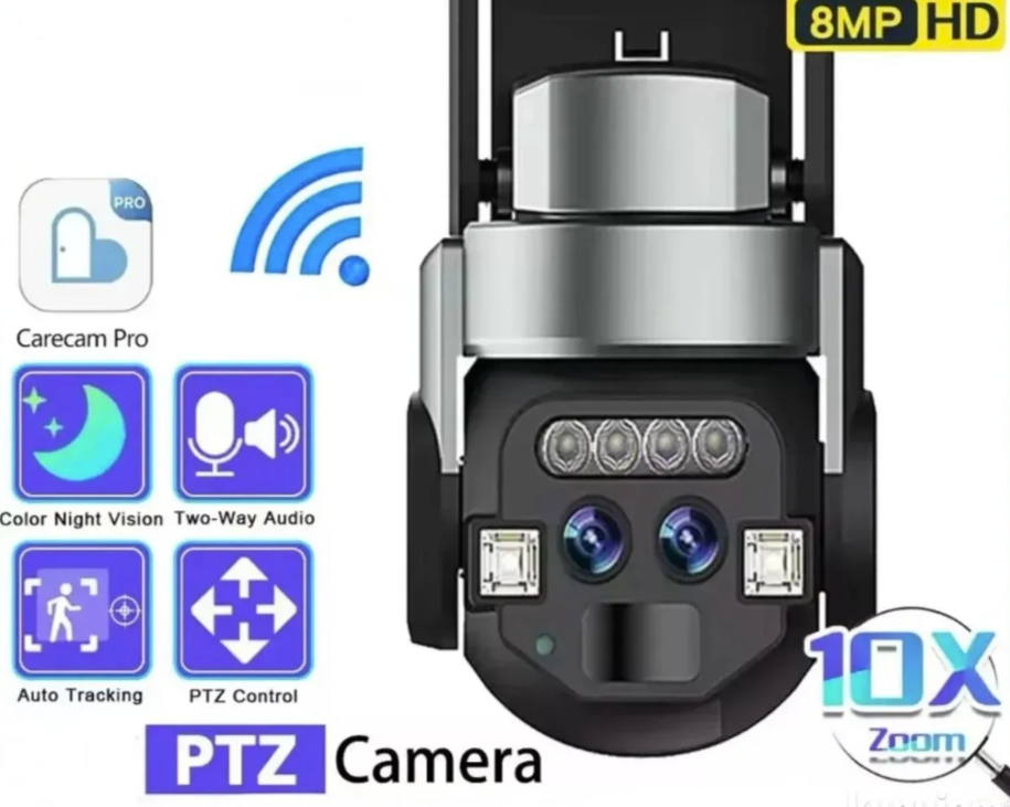 002 - Rotirajuća PTZ WiFi kamera 28mpx sa 10x optičkim zoomom  (VN-1)