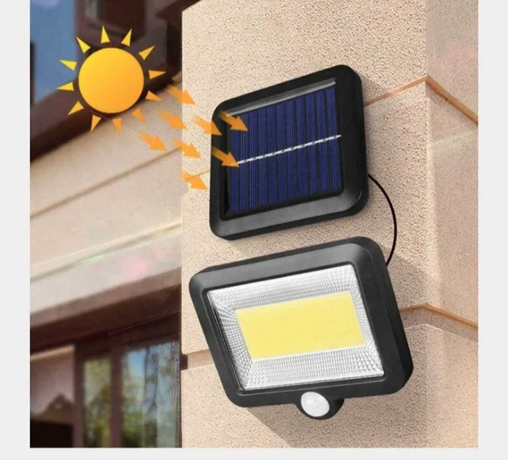LED solarni reflektor 30W sa odvojivim panelom i PIR senzorom (R-1)