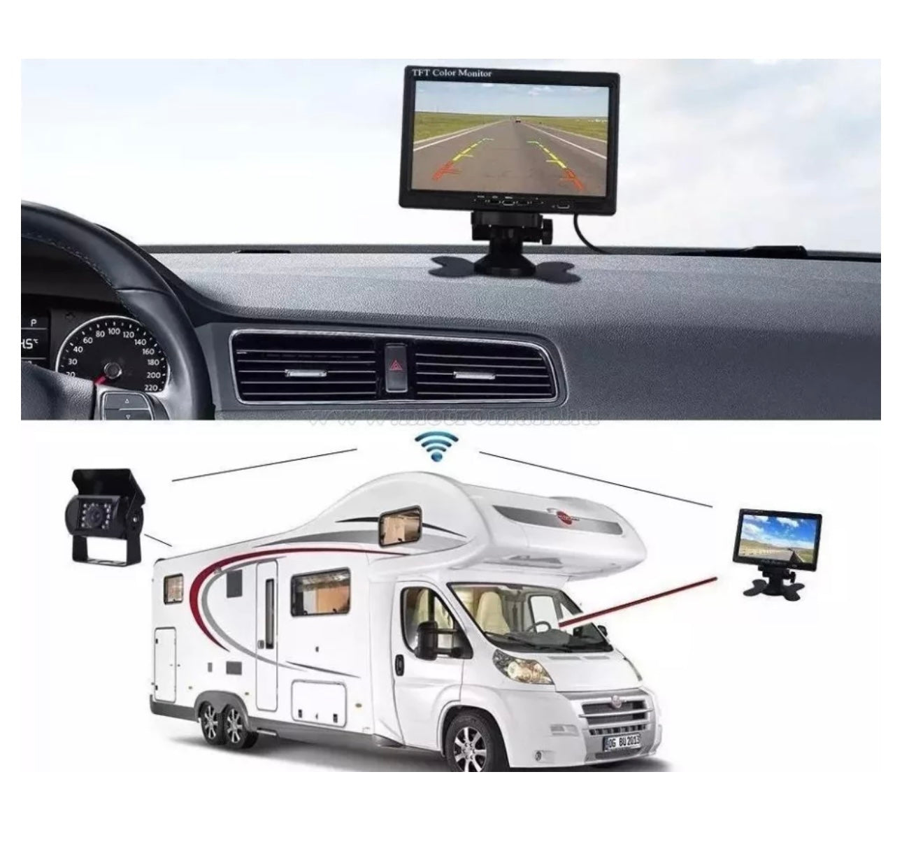 TFT LCD monitor 7" za video nadzor i auto (AO-1)