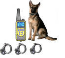 Teletakt ogrlica za dresuru tri psa Petcomer 800m IP67 — slika 4
