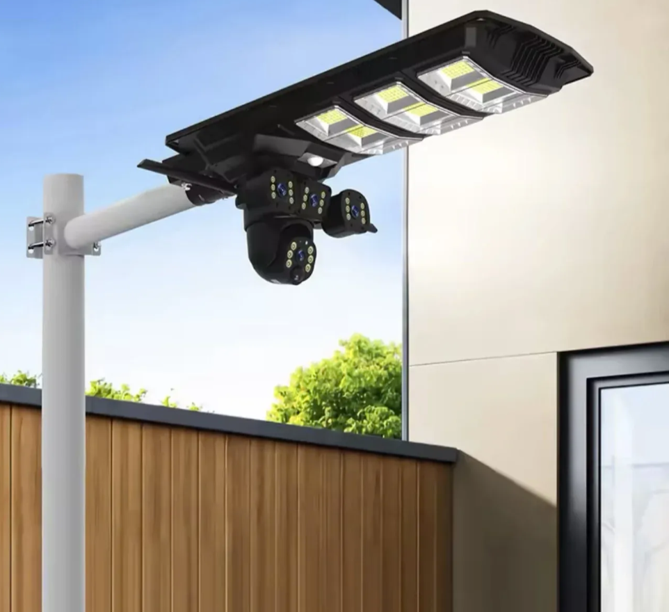 058 - Solarna 4G kamera sa reflektorom 450W i 4 nezavisne kamere (VN-3)